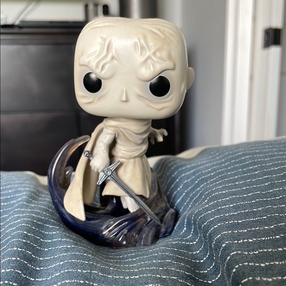 Funko Pop Figure in Cream and Blue